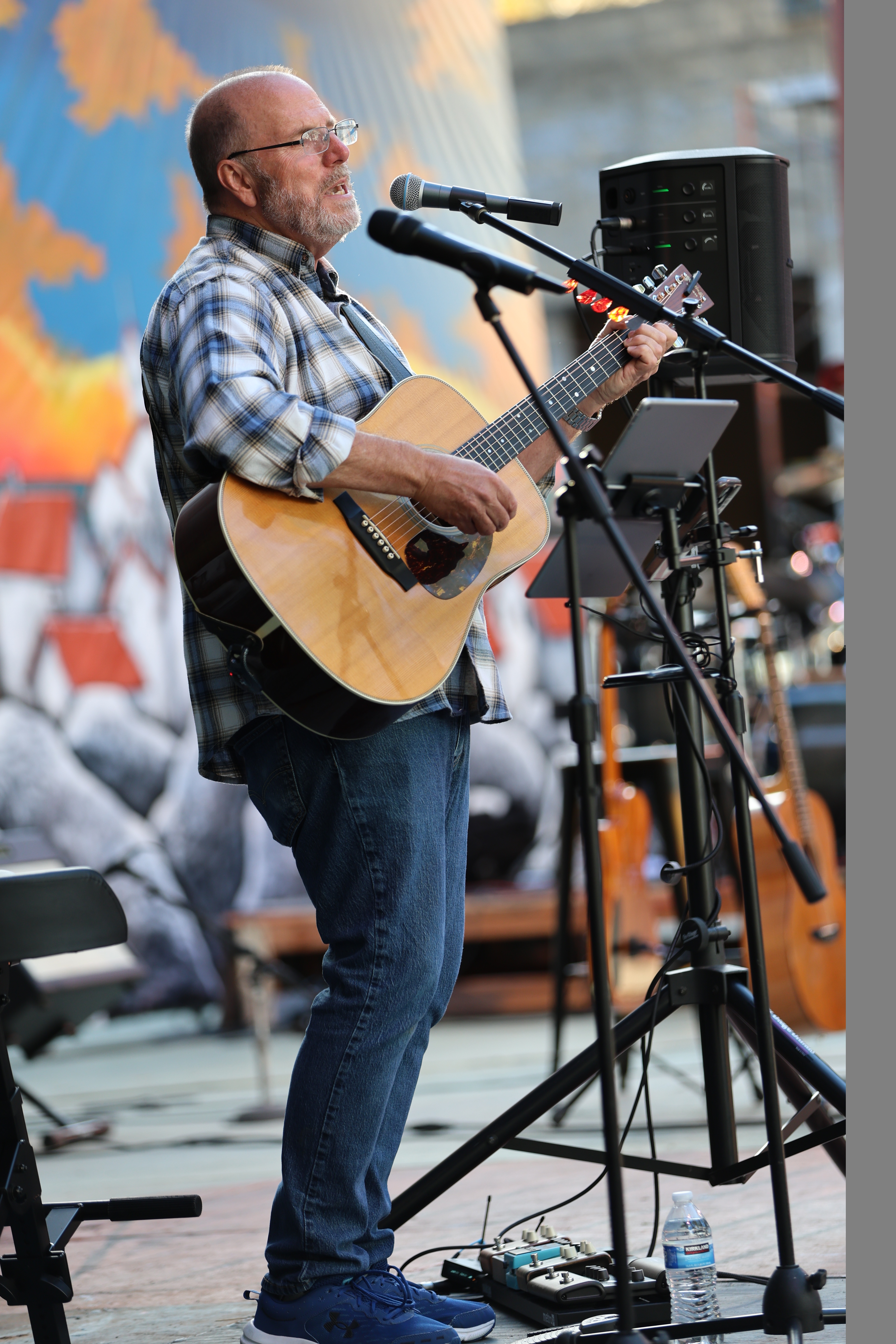 Steve performing live